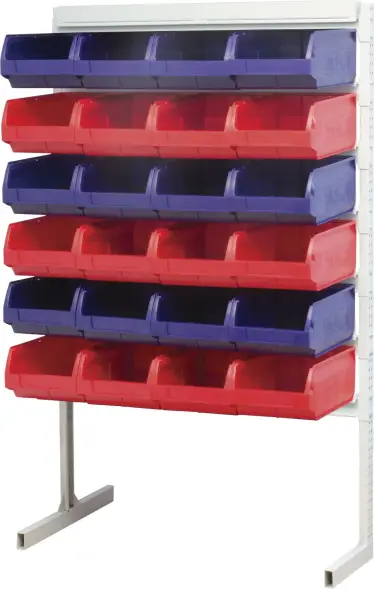 Ящик (лоток) пластиковый сплошной, 350x230x150 мм, 12.08 л, синий [5003]