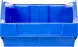 Ящик (лоток) пластиковый сплошной, 350x230x150 мм, 12.08 л, синий [5003]