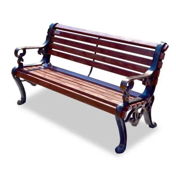 Скамейка чугунная «Гефест» 0,8 м (кресло)
