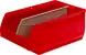 Ящик (лоток) пластиковый сплошной, 350x230x150 мм, 12.08 л, красный [5003]