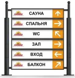 Указатель стальной низкий арт. 387