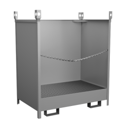 Поддон для 2 бочек штабелируемый закрытый [12196]