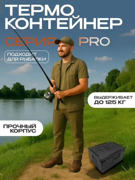 Термоконтейнер TERMOBOX Экстрим PRO, 14 л, 400х300х220 мм, 55кг/м3