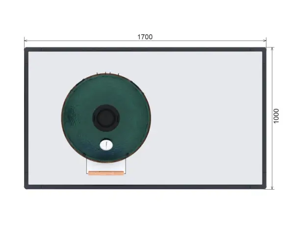 Стол для гриля «Смак» HPL плюс нержавейка