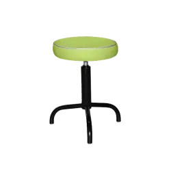 Табурет светло-зеленый Т04-1 черный каркас [10997]