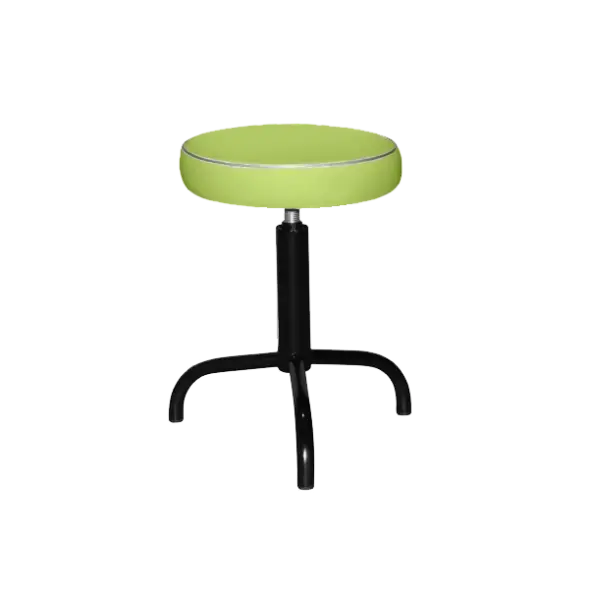 Табурет светло-зеленый Т04-1 черный каркас [10997]