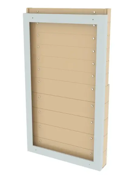 Стойка бежевая настенная Стелла-техник 402-06-05-00-B