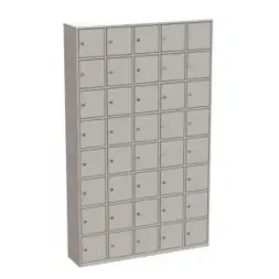 Шкаф для хранения мобильных телефонов ШТ-40 1800x1100x250 мм Серый