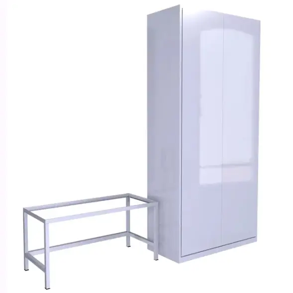 Подставка для шкафа на 30 и 35 ячейки 440x890x400 мм Светло-серый