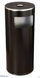 Урна уличная 30 см, крышка нержавейка (К300Н)