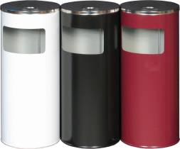 Урна уличная 30 см, крышка нержавейка (К300Н)