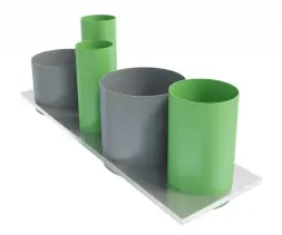 Сет из 5 вазонов «Оранжерея»