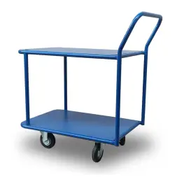 Тележка платформенная Стелла-техник КП-2-М-5-8-150-И, 2-х ярусная, 500х800 мм