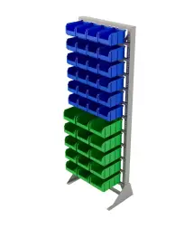 Стойка Стелла-техник односторонняя D1-00-06-05 с ящиками, 2020х735 мм