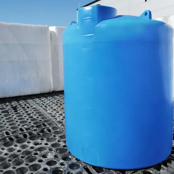 Емкость TOR 5000л с откидной крышкой синяя