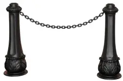 Тротуарный чугунный столбик СЧ-6