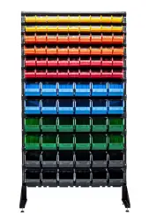 Стеллаж с пластиковыми ящиками 1801-2/4/6 CH-Kombo