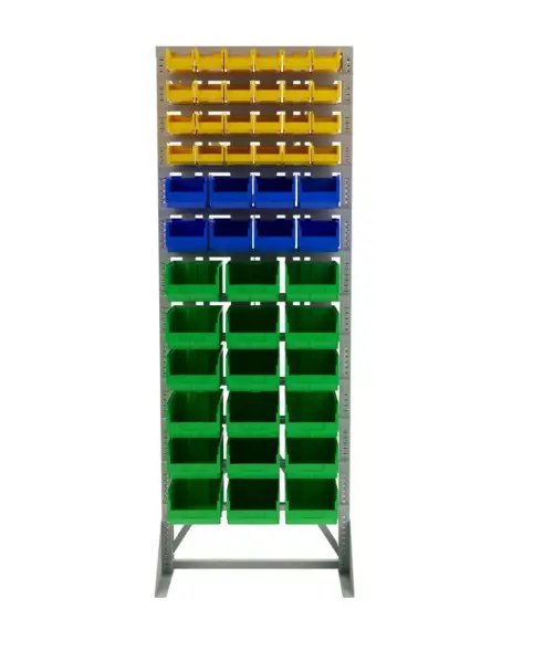 Стойка Стелла-техник односторонняя D1-04-02-06 с ящиками, 2020х735 мм