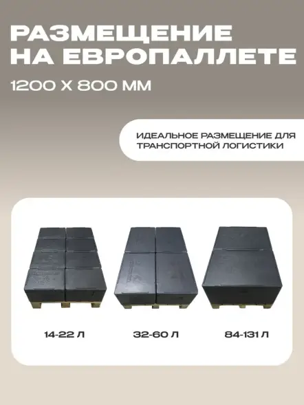 Термоконтейнер TERMOBOX Облегченный Light, 32 л, 600х400х240 мм, 30кг/м3