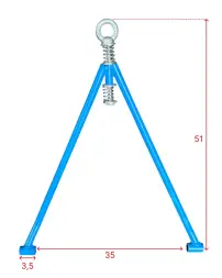 Сани волокуши 1360 с накладками (15мм)