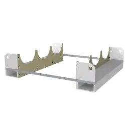 Ложемент для перевозки 3-х пропановых баллонов ПБП-08 1170x1100x290 мм Серый