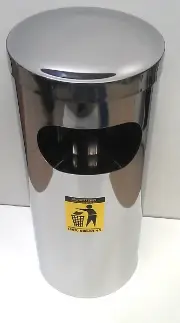 Урна Тополь, 380х830 мм, пол/шлиф, 50 л