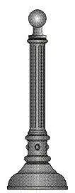 Столбик чугунный С-4