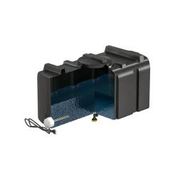 Бак пластиковый для летнего душа Полимер-Групп R 300 л с подогревом, черный [DR300S112]