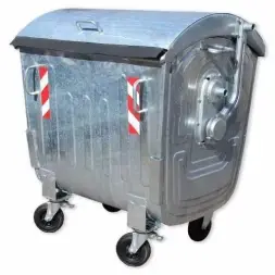 Контейнер металлический 1100 л. оцинкованный