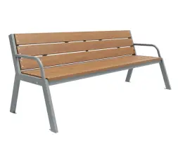 Скамейка стальная «Уездный город»