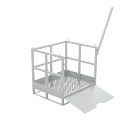 Контейнер для 12 кислородных баллонов с перекладиной [10307]