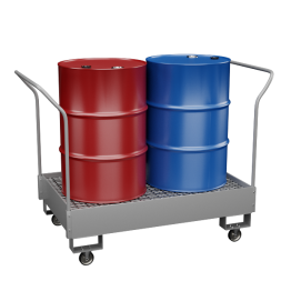 Поддон для хранения 2 бочек на колесах ПВЛ [12208]
