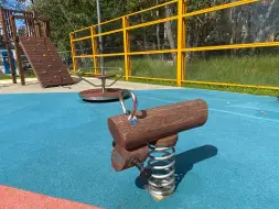 Качалка на пружине HARDWOOD «Гарленд»