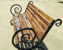 Скамейка Французская лоза большой вензель