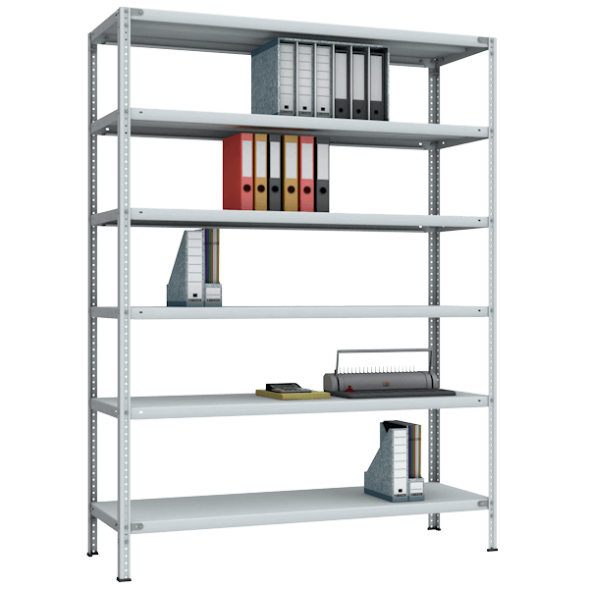 Полочный офисный стеллаж 2200x1500x600 [11412]