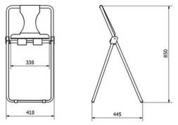 Диспенсер для бумаги Jofel Clasica , промышленный, напольный, черная эмаль