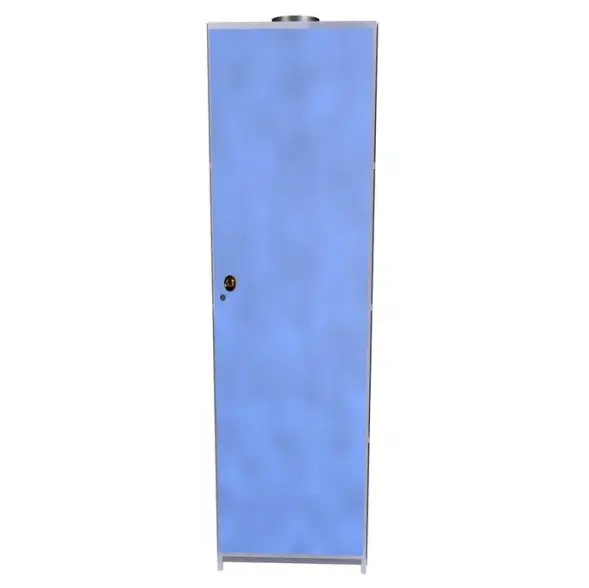 Шкаф для аккумуляторов ШМА-01-02 520x540x1870 мм Синий