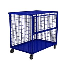 Сетчатый шкаф (контейнер) сетчатый на колесах КСМ 6 [10413]