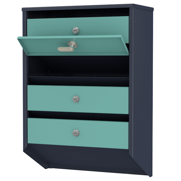 Ящик почтовый 4-секционный серия Базис Премиум [11913]