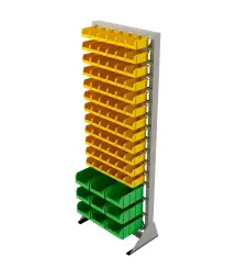 Стойка Стелла-техник односторонняя D1-12-00-03 с ящиками, 2020х735 мм
