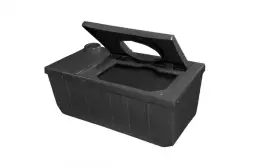 МТК в СБОРЕ Стандарт (2.5) бак со стульчаком и откидной крышкой, цвет зеленый