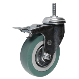 Аппаратное колесо (крепление болт с тормозом) 75 мм [10115]