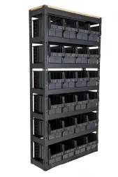 Стеллаж складской с пластиковыми ящиками 700-6 CH