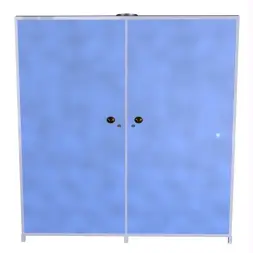 Шкаф для аккумуляторов ШМА-03 1520x740x1600 мм Синий