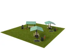 Мангальная зона №5 на 18 мест