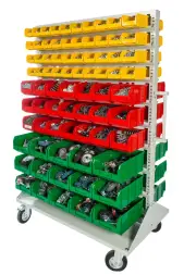 Мобильная стойка Стелла-техник M2-100-42-15 , 700х1150х1500мм