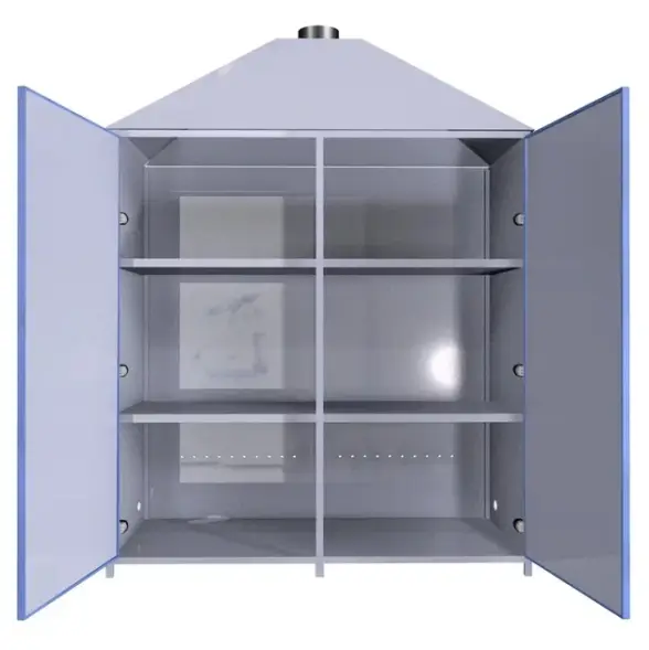 Шкаф для аккумуляторов ШМА-03-02 1500x780x2000 мм Синий