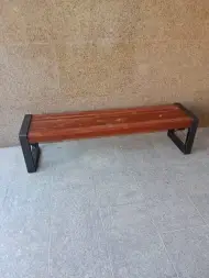 Банкетка стальная «София» без подлокотников 2,0 м