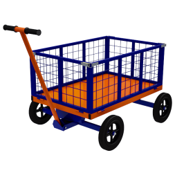 Тележка с поворотной осью с сетчатыми бортами ТПОБ 2 С [16419]