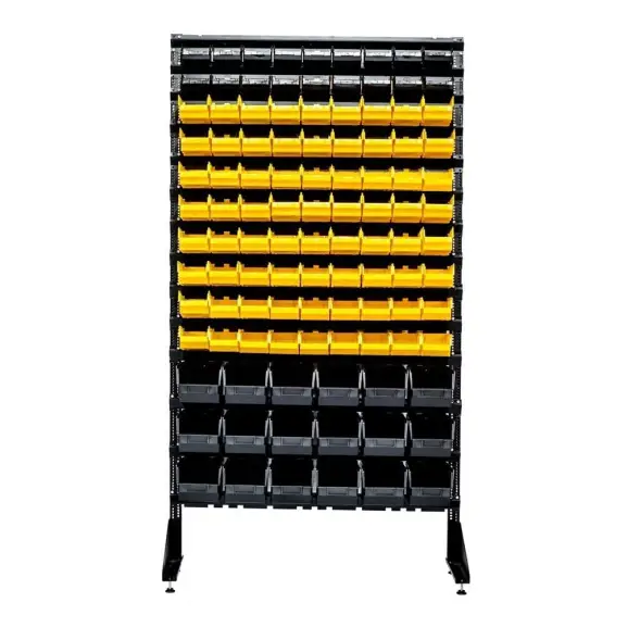 Стеллаж с пластиковыми ящиками 1801-2/8/3 CH-G